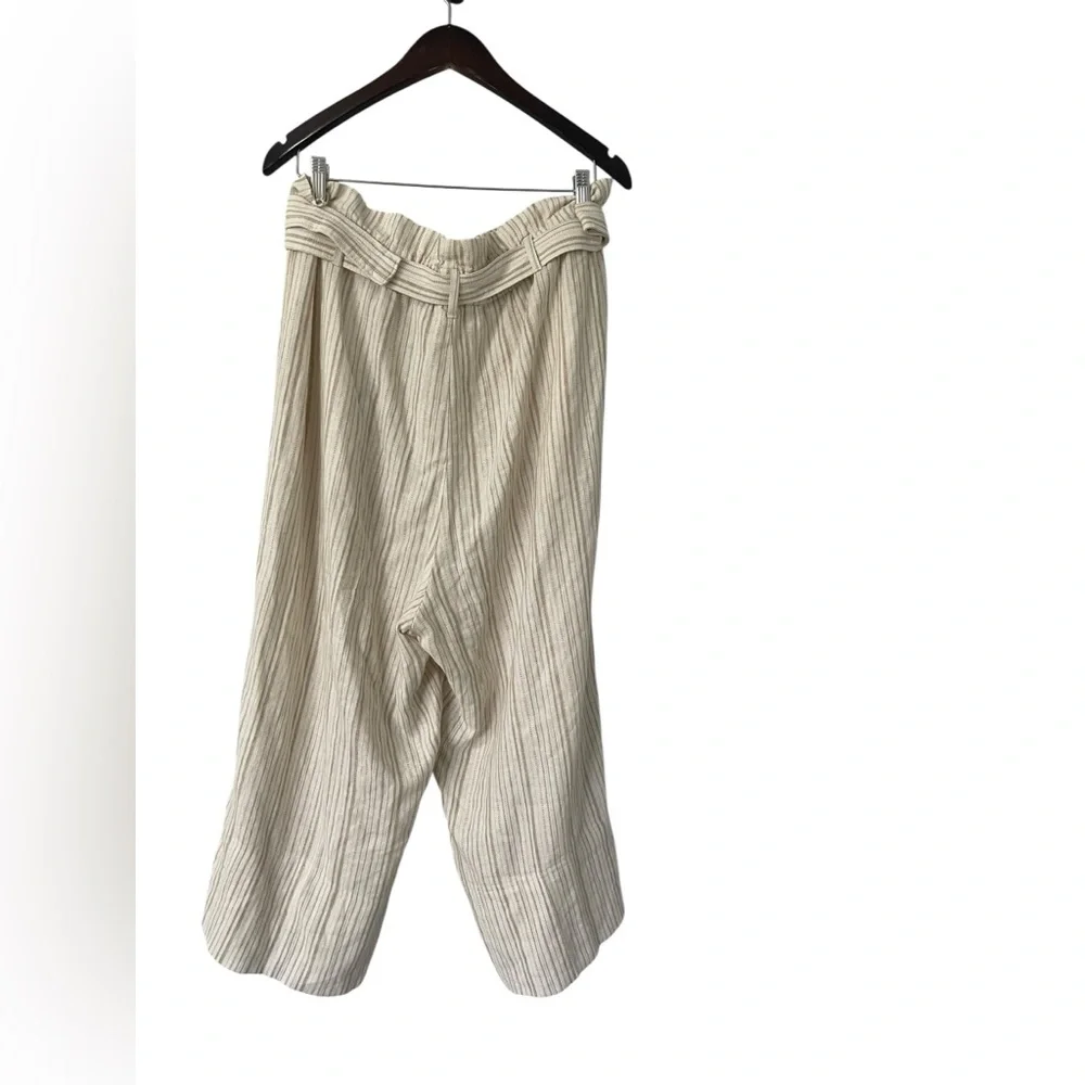 Banana Republic linen blend high waist wide leg belted pants luxury old money 16